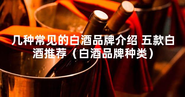 几种常见的白酒品牌介绍 五款白酒推荐（白酒品牌种类）